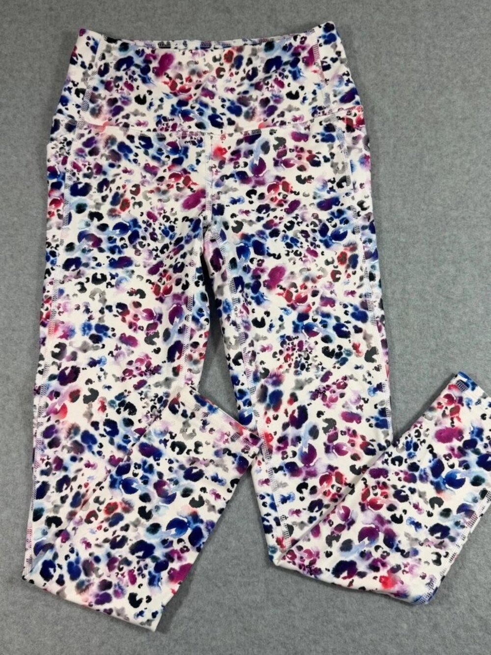 DSG Womens XS High Rise 7 8 Leggings Multicolor Animal Print Stretch